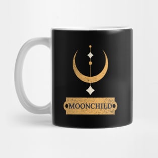 Moonchild – Minimalist Celestial Logo Design Mug